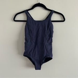 Blue ivivva ballet body suite